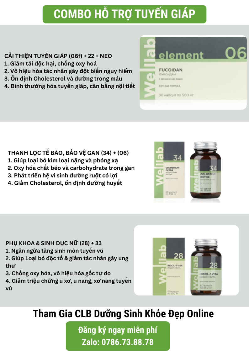 Combo hỗ trợ tuyến giáp
