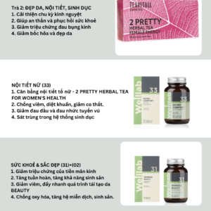 Combo sắc đẹp, sinh lý, nội tiết nữ 2