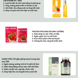 Combo hỗ trợ ăn uống kém, huyết áp thấp, suy nhược cơ thể thiên nhiên