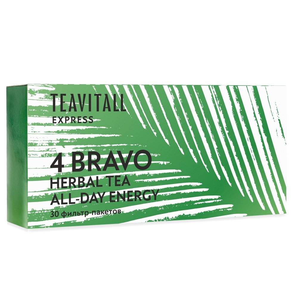 TeaVitall Express Bravo trà thảo dược chống mệt mỏi (trà 4)