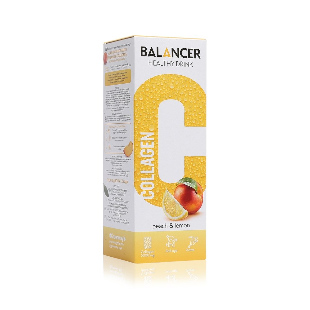 Balancer Collagen vị Chanh Đào bổ sung collagen 5000mg