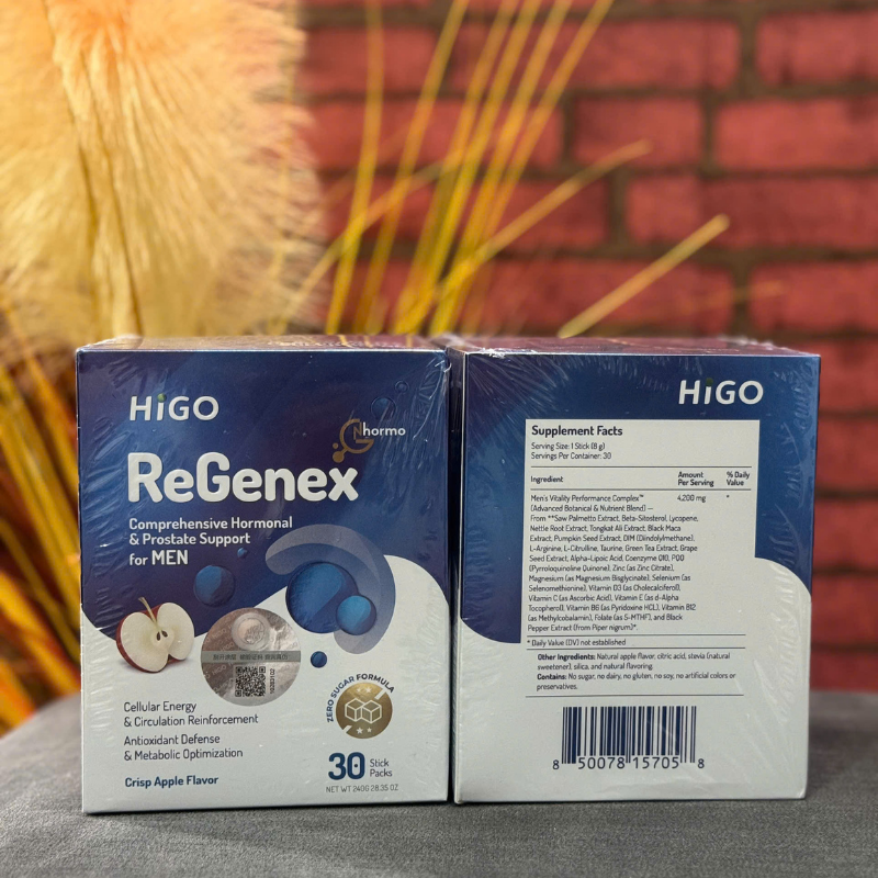HiGO ReGenex – Giải pháp hỗ trợ cân bằng hormone nam